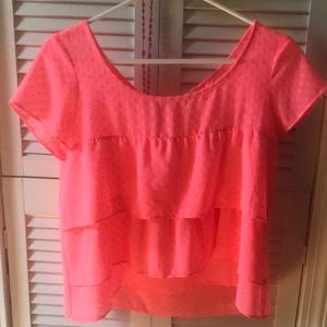 American eagle outfitters coral shirt